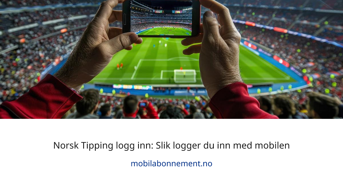 Norsk Tipping logg inn: Slik logger du inn med mobil